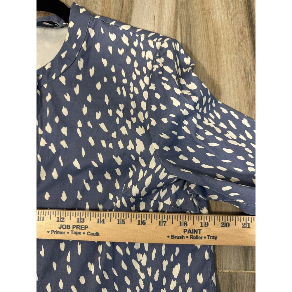 Tuckernuck Dress Blue Antelope Royal Shirt Dress Medium Coastal Casual Preppy - Picture 11 of 13